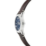 Versace Greca Time Quartz Blue Dial Brown Leather Strap Watch For Men - VE3K00122 Authentic Buy Shop Now