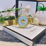 Versace Palazzo Empire Greca White Dial Gold Mesh Bracelet Watch for Women - VEDV00619 Authentic Buy Shop Now
