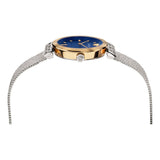 Versace Meander Blue Dial Silver Mesh Bracelet Watch for Women - VELW00520 Authentic Buy Shop Now