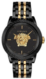Versace Palazzo Empire Black Dial Two Tone Steel Strap Watch for Men - VERD01119 Authentic Buy Shop Now