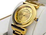 Versace V-Motif Gold Dial Gold Steel Strap Watch for Women - VERE00618 Authentic Buy Shop Now