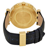 Versace Race GMT Blue Dial Blue Leather Strap Watch For Men - 29G70D282 Authentic Buy Shop Now