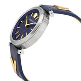 Versace V-Twist Quartz Blue Dial Blue Leather Strap Watch for Women - VELS00119 Authentic Buy Shop Now