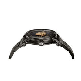 Versace Palazzo Empire Black Dial Black Steel Strap Watch for Men - VERD00518 Authentic Buy Shop Now
