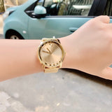 Movado Bold Gold Dial Gold Mesh Bracelet Watch for Women - 3600242 Authentic Buy Shop Now