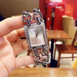 Guess Mod Heavy Metal Diamonds Silver Dial Silver Steel Strap Watch for Women - W95088L1 Authentic Buy Shop Now