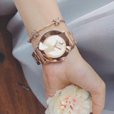 Movado Bold Rose Gold Dial Rose Gold Steel Strap Watch for Women - 3600086 Authentic Buy Shop Now