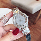 Guess Ethereal Diamonds Silver Dial Silver Steel Strap Watch for Women - W1013L1 Authentic Buy Shop Now