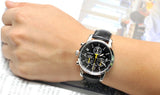 Tissot T Race PRC 200 Chronograph Quartz Black Dial Black Leather Strap Watch for Men - T17.1.526.52 Authentic Buy Shop Now