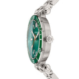 Versace Greca Sport Quartz Green Dial Silver Steel Strap Watch For Men - VEZ300421 Authentic Buy Shop Now