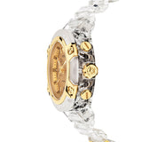 Versace Icon Active Chronograph Gold Dial White Silicone Strap Watch for Men - VEZ700121 Authentic Buy Shop Now