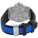 Versace Chain Reaction Quartz Blue Dial Blue & Black Leather Strap Watch for Men - VEDY00119 Authentic Buy Shop Now