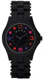 Marc Jacobs Pelly Black Dial Black Silicone Strap Watch for Women - MBM2543 Authentic Buy Shop Now