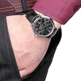 Guess Wafer Analog Black Dial Black Leather Strap Watch For Men - W70016G1 Authentic Buy Shop Now