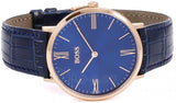 Hugo Boss Jackson Blue Dial Black Leather Strap Watch for Men - 1513371 Authentic Buy Shop Now