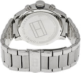 Tommy Hilfiger Jackson Chronograph Blue Dial Silver Steel Strap Watch for Men - 1791242 Authentic Buy Shop Now