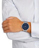 Tommy Hilfiger Chase Multifunction Blue Dial Silver Steel Strap Watch for Men - 1791575 Authentic Buy Shop Now