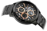 Tommy Hilfiger Henry Chronograph Grey Dial Grey Steel Strap Watch For Men - 1710479 Authentic Buy Shop Now