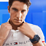 Tommy Hilfiger Shawn Quartz Black Dial Black Steel Strap Watch for Men - 1791611 Authentic Buy Shop Now