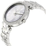 Michael Kors Parker Mother of Pearl Silver Steel Strap Watch for Women - MK6424 Authentic Buy Shop Now
