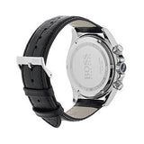 Hugo Boss Ikon Black Dial Black Leather Strap Watch for Men - 1513178 Authentic Buy Shop Now