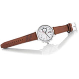 Tommy Hilfiger Landon Chronograph White Dial Brown Leather Strap Watch for Men - 1791531 Authentic Buy Shop Now