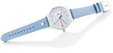 Tommy Hilfiger Brooke Silver Dial Blue Leather Strap Watch for Women - 1782023 Authentic Buy Shop Now