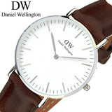 Daniel Wellington Classic Bristol White Dial Brown Leather Strap Watch For Women - DW00100056 Authentic Buy Shop Now