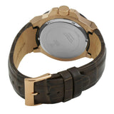Guess Rigor Analog Brown Dial Brown Leather Strap Watch For Men - W0040G3 Authentic Buy Shop Now