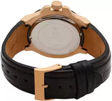 Guess Rigor Analog Black Dial Black Leather Strap Watch For Men - W0040G5 Authentic Buy Shop Now