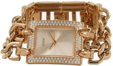 Guess Mod Heavy Metal Diamonds Rose Gold Dial Rose Gold Steel Strap Watch for Women - W0072L3 Authentic Buy Shop Now