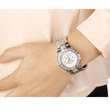 Guess Viva Quartz Silver Dial Silver Steel Strap Watch For Women - W0111l1 Authentic Buy Shop Now