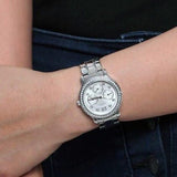 Guess Enchanting Diamonds Silver Dial Silver Steel Strap Watch for Women - W0305L1 Authentic Buy Shop Now