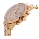 Guess Sunrise Quartz Rose Gold Dial Rose Gold Steel Strap Watch For Women - W0330L2 Authentic Buy Shop Now