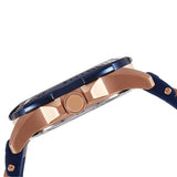 Guess Oasis Blue Dial Blue & Rose Gold Stainless Steel Strap Watch For Men - W0366G4 Authentic Buy Shop Now