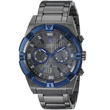 Guess Sport Analog Grey Dial Grey Steel Strap Watch for Men - W0377G5 Authentic Buy Shop Now