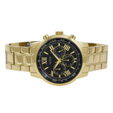Guess Horizon Chronograph Black Dial Gold Steel Strap Watch For Men - W0379G4 Authentic Buy Shop Now
