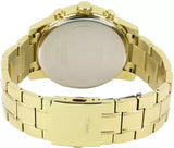 Guess Horizon Chronograph Black Dial Gold Steel Strap Watch For Men - W0379G4 Authentic Buy Shop Now