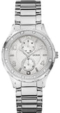 Guess Siren White Dial Silver Steel Strap Watch for Women - W0442L1 Authentic Buy Shop Now