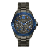 Guess Flagship Multifunction Chronograph Grey Dial Grey Steel Strap Watch for Men - W0601G1 Authentic Buy Shop Now