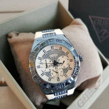 Guess Luna Diamonds White Dial White Rubber Strap Watch for Women - W0653L2 Authentic Buy Shop Now
