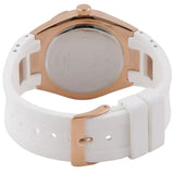 Guess Luna Diamonds White Dial White Rubber Strap Watch for Women - W0653L4 Authentic Buy Shop Now