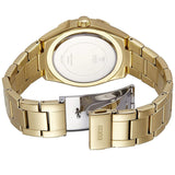 Guess Luna Diamonds White Dial Gold Steel Strap Watch for Women - W0729L2 Authentic Buy Shop Now