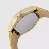 Guess Limelight Quartz Gold Dial Gold Leather Strap Watch For Women - W0775L13 Authentic Buy Shop Now