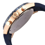 Guess Commander Blue Dial Blue Rubber Strap Watch for Men - GW0211G4 Authentic Buy Shop Now