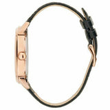 Guess Delancy Quartz Silver Dial Black Leather Strap Watch For Men - W0870G2 Authentic Buy Shop Now