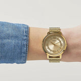 Guess Montauk Gold Dial Gold Steel Strap Watch for Women - W0933L2 Authentic Buy Shop Now