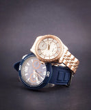 Guess Trade Blue Dial Blue Silicone Strap Watch for Men - W0967G2 Authentic Buy Shop Now