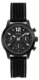 Guess Marina Chronograph Black Dial Black Rubber Strap Watch for Women - W1025L3 Authentic Buy Shop Now
