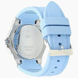 Guess Limelight Crystals White Dial Blue Rubber Strap Watch for Women - W1053L5 Authentic Buy Shop Now